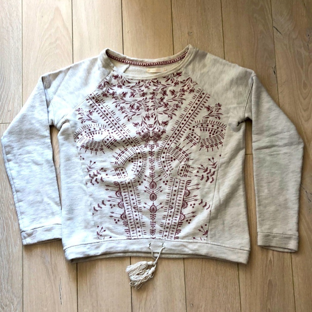 Bershka Floral Print Crew Neck